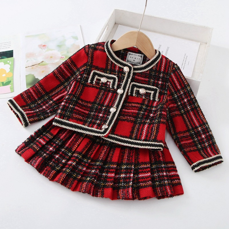 Aile Rabbit 2022 Herbst Neue Mädchen Kleine Duftende Wind Zwei Stück Set RQ223_voghion.com