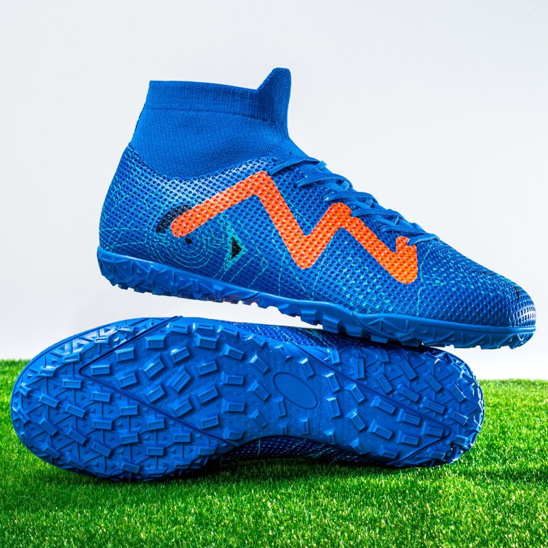 Nuovo calcio con punte lunghe Scarpe da corsa artificiali rotte Erba allenamento professionale partite per uomini e donne_voghion.com