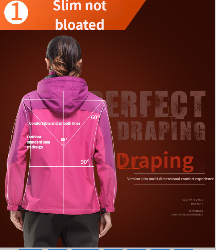Spring And Autumn Thin Men, Outdoor Couple's Sports Hiking For Women, Windproof Jacket With Custom Printing_voghion.com
