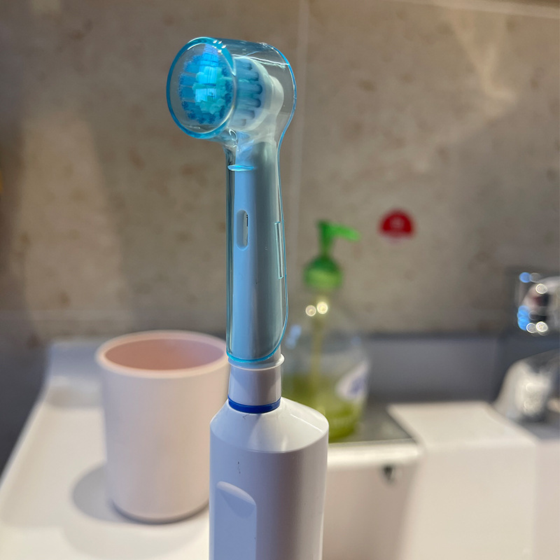 Electronic 5pcs Replacement Toothbrush Heads Dust Clear Cover Head Cover Case Cap for Travel Home Keep Dust Ou_voghion.com