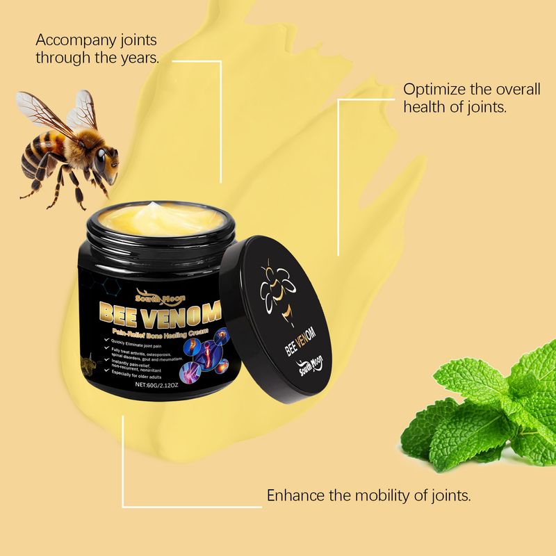 Bee venom nærende pleiekrem beroliger kroppen, gir næring og masserer skånsomt, og påfører pleiekrem lokalt_voghion.com