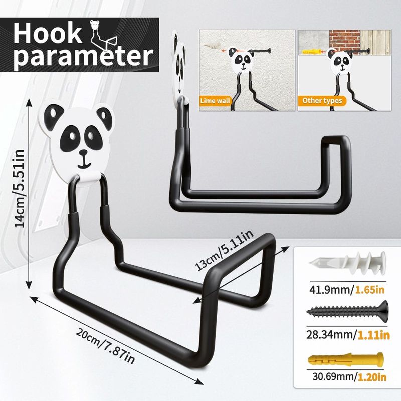 Heavy Hooks Of 4 Tools Storage Display Hooks Garage Sets Ladder Load Long Hanger Garage Strong Heavy Hooks Warehouse Hook Metal_voghion.com