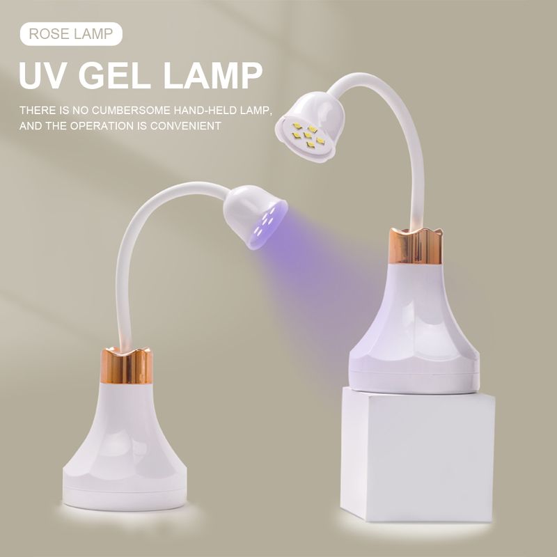 Lampada UV LED per unghie Lotus Mini da 21 W, pieghevole, con braccio girevole a 360°, ricaricabile rapidamente, per unghie in gel, per fai da te, salone di bellezza, manicure_voghion.com