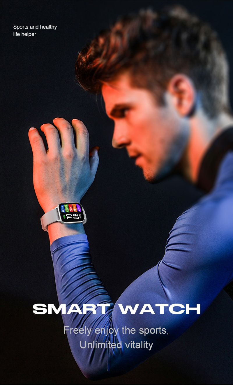 Digital Watches Smart Watch P74 Smartwatch, Heart Rate, Blood Pressure, Health, Bluetooth, Call, Photo, Step Counting, Sports, Multi-functional Watch_voghion.com