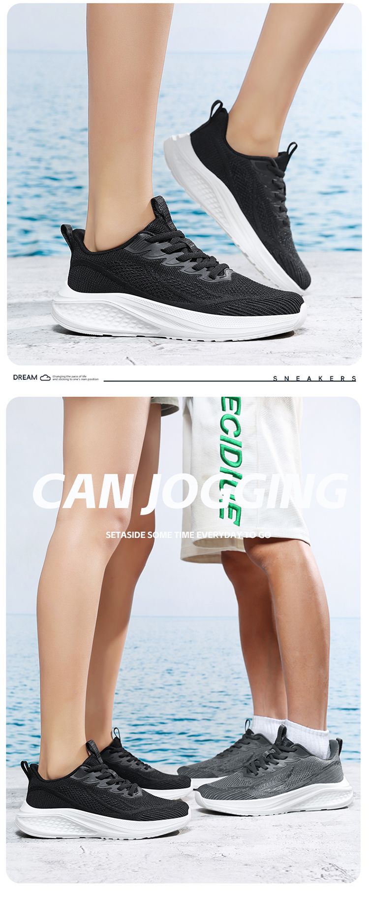 Cheap Summer Running Shoes Man Light Platform Woman Jogging Sneakers Plus Size 48 Breathable Mesh Running Sneakers Male Trainers_voghion.com