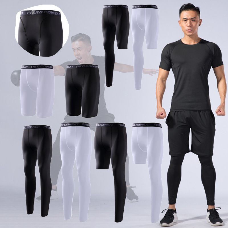 Ensemble de course à pied pour hommes, équipement de sport, de basket-ball, d'entraînement, serré, séchage rapide, vêtements de fitness pour le matin, le printemps et l'été_voghion.com