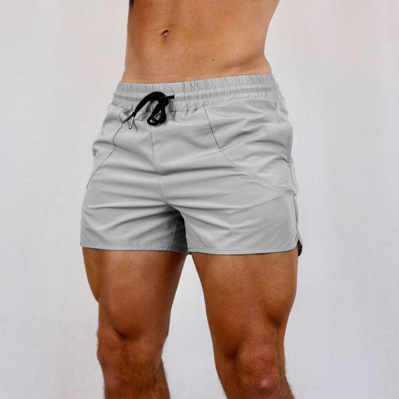 Summer Fitness Shorts, Light Board Three Piece Pants, Men's Quick Drying Breathable Elastic Shorts_voghion.com