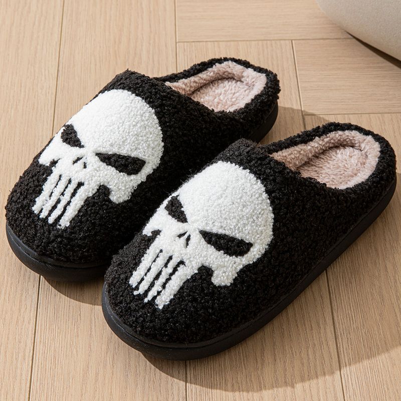 Cixi Pantofole da interno in cotone per donna, con motivo a cartoni animati, coppia di corgi, calde e antiscivolo, per uomo_voghion.com