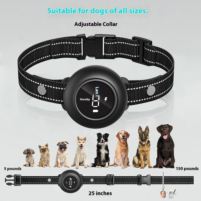 Dog Barking Stopper, Remote Control, Rechargeable, Waterproof, Smart Dog Trainer_voghion.com