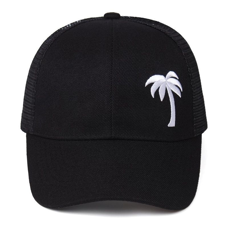 Casquette de baseball pour homme Chapeau en maille respirante Chapeau de conducteur de camion de pêche en plein air_voghion.com