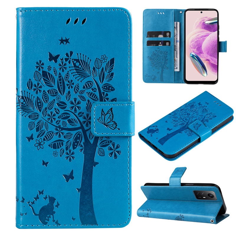 Cute Flip Leather Phone Case For Xiaomi Redmi Note 12S 12 Pro Plus Speed Turbo 12C Cover Magnetic Wallet with Card Slot_voghion.com