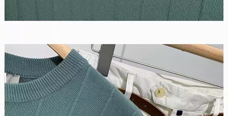Herrenbekleidung Sommer gestrickte Herrenmarke einfaches und vielseitiges lockeres T-Shirt aus Eisseide mit kurzen Ärmeln cooles Drapieren neue Oberteile für Herren_voghion.com
