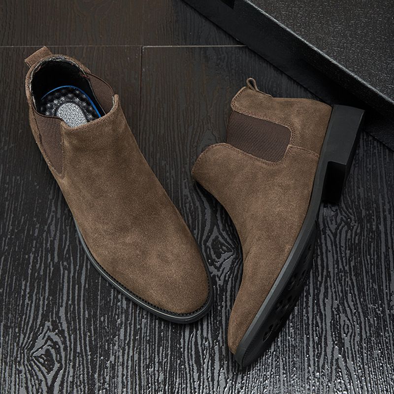Derby Martin Boots Herren High Top Lederschuhe Motorradstiefel Atmungsaktive Höhe Stiefel Mittelhilfe Jungen Kopfstiefel_voghion.com