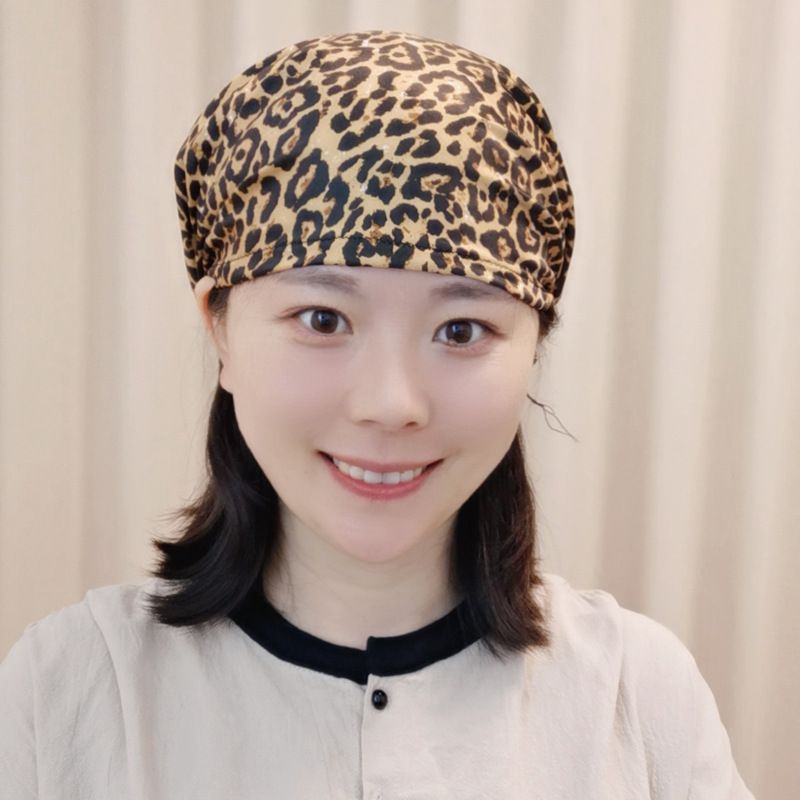 Ice Silk Thin Surgical Cap For Men Women, Nurse Doctor Cap, Medium And Short Hair Turban, Chemotherapy Printed_voghion.com