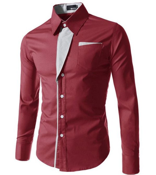 Ironclad GentIronclad Gent New Striped Patch Design Long Sleeve Shirt 7 Colors 5 Sizes A20/20_voghion.com