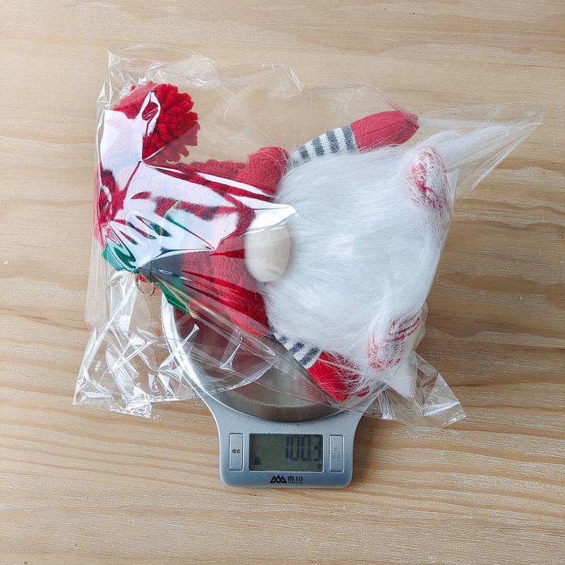 Haube új karácsonyi dekorációk karácsonyi luxus gnóm kötött sapka világító Rudolf baba díszekkel_voghion.com