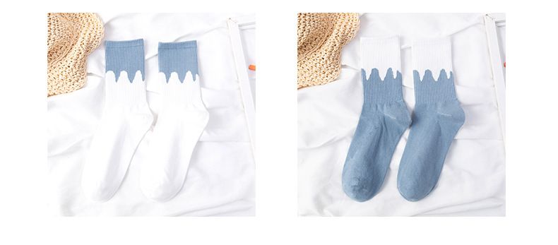 Fréijoer a Summer nei Fraekaréiert Retro Mëttelrouersocken Japanesch College-Stil Studenten Kotteng Fraesocken Hiersteller Grousshandel_voghion.com