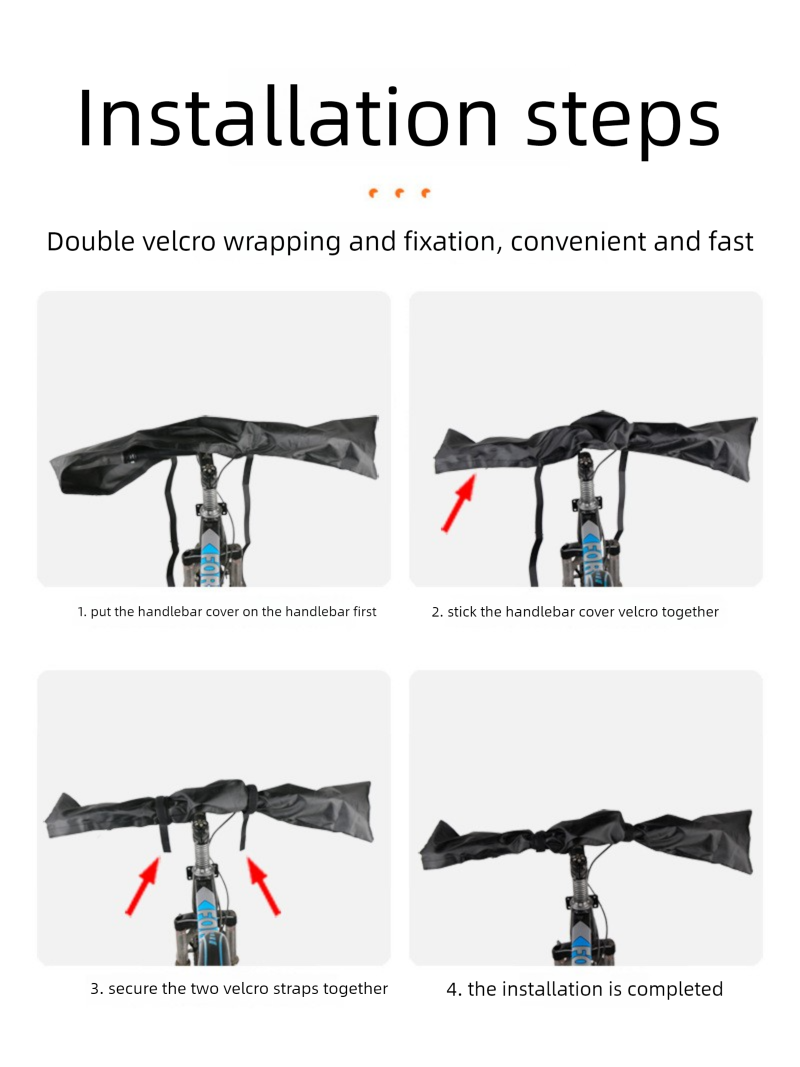 Grenzüberschreitender Staubschutz, PU-Schutz, Regenschutz für Mountainbike-Lenker, Fahrradzubehör_voghion.com