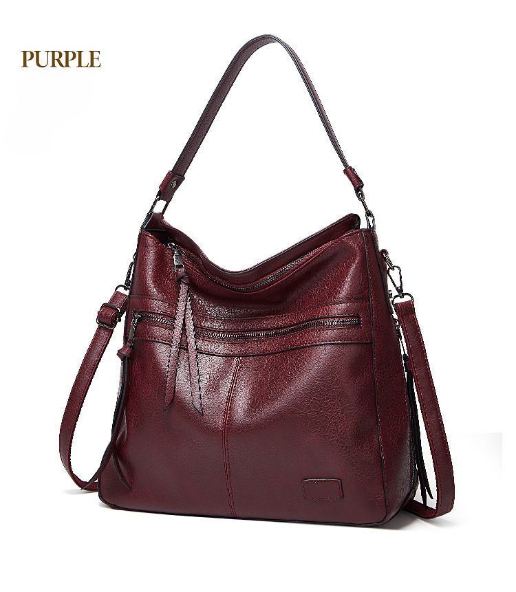 Borsa all'ingrosso nuova borsa da donna in morbida pelle, borsa a tracolla obliqua versatile di grande capacità, borsa tote alla moda_voghion.com