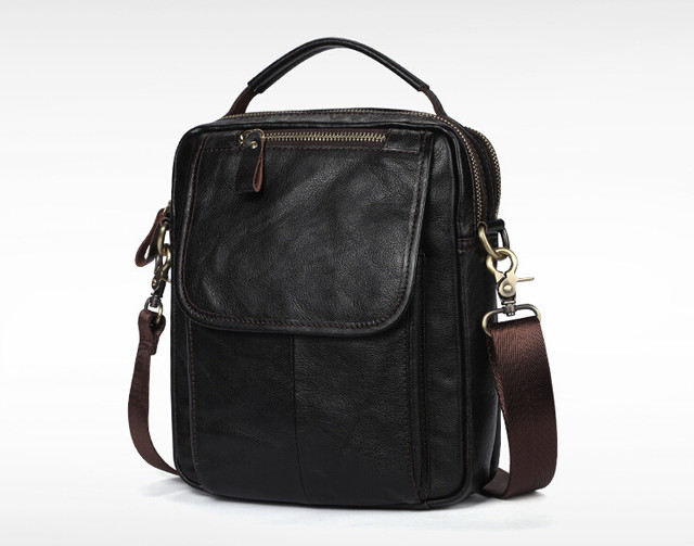 Borsa a spalla singola/a tracolla da uomo in vera pelle Borsa da uomo in pelle di vacchetta con strato superiore in pelle cerosa. Borsa pinepoxp_voghion.com