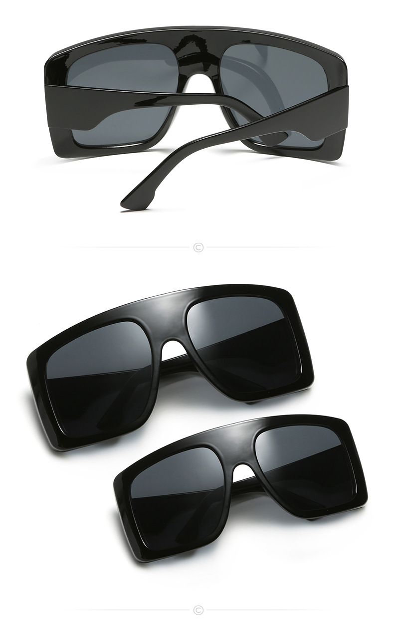 Eltern-Kind-Sonnenbrille mit quadratischem Rahmen – UV-Schutz für Kinder und Erwachsene (modisch, süß und fotofreundlich)_voghion.com