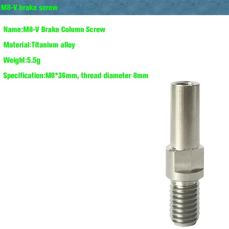 Accesorios de repuesto para horquilla delantera de cuadro de bicicleta de montaña, sistema V de 8 mm, tornillo de freno M8-V_voghion.com
