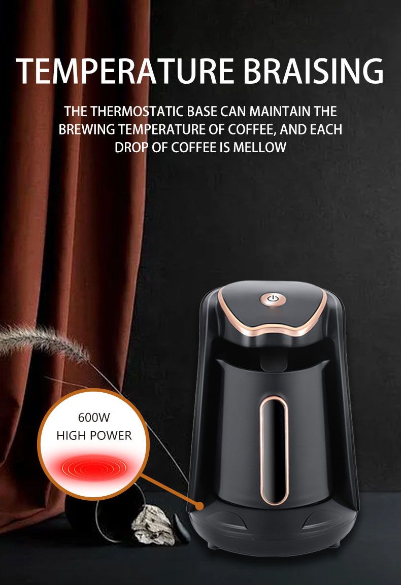 Household Heated Coffee Cup Turkish Coffee Pot Portable Office Coffee Tea Maker_voghion.com