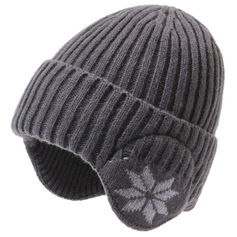 Cappello da uomo per ragazzi, caldo berretto invernale in pile da ciclismo, protezione per le orecchie, scaldacollo in lana_voghion.com