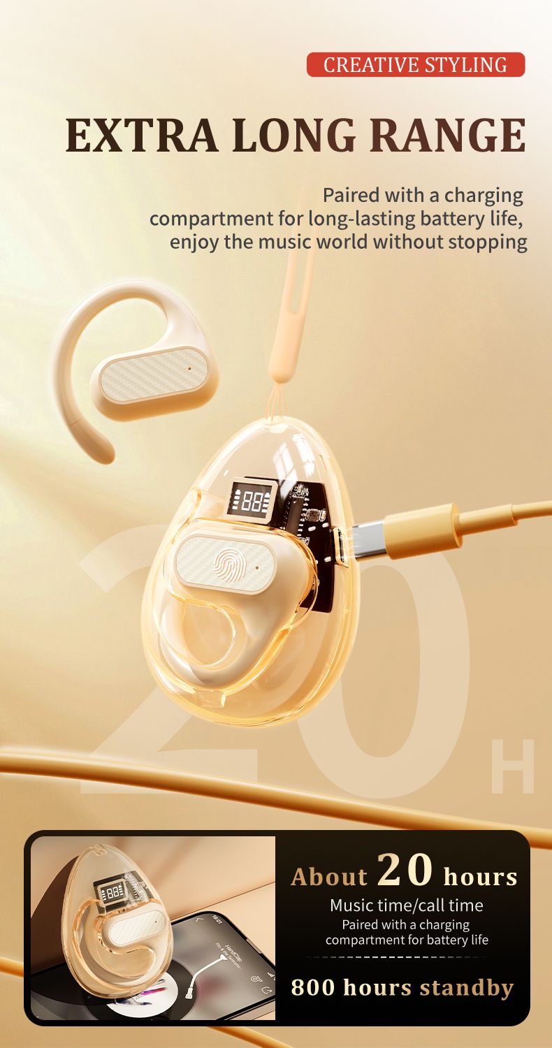 AI Translation Headset New Bluetooth Headset Supports Multi Language Translation And Simultaneous Interpreting Translation OWS_voghion.com