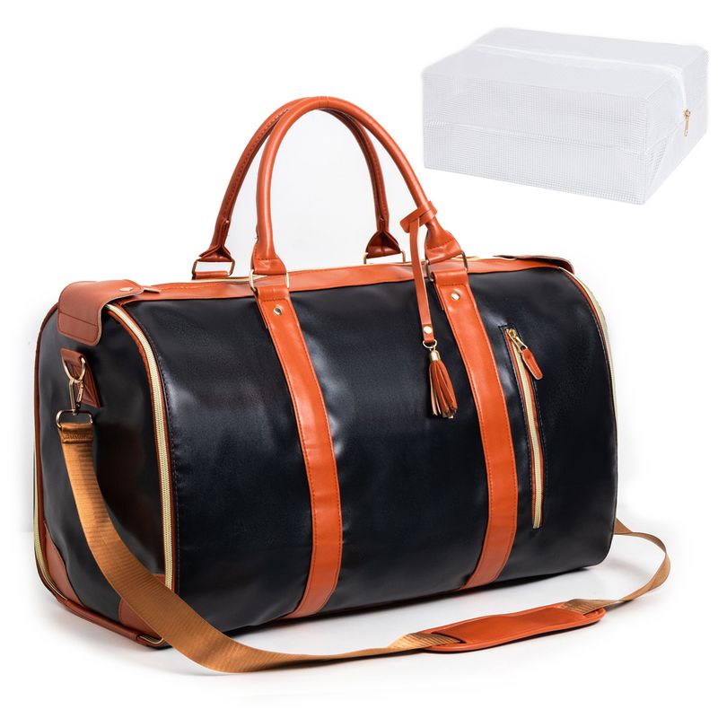 Handheld Foldable Women's Clothing Luggage Outdoor Gym Multifunctional Side Buckle Travel Bag_voghion.com
