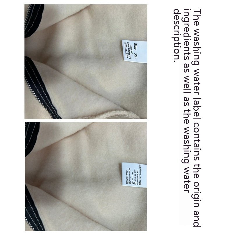 Men's casual plush solid color long sleeved half zippered standing collar fleece hoodie without a hat for autumn and_voghion.com