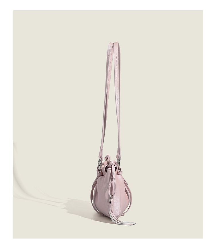 Borsa a tracolla con coulisse e pieghe da donna, modello sandwich ascellare, nuova primavera 2025, moda, versatile, casual, personalizzata_voghion.com