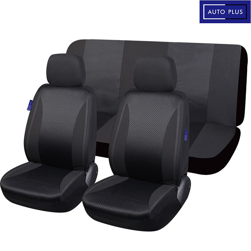 Housse de siège de voiture coussin tissu polyester à carreaux chauds_voghion.com