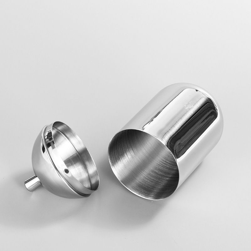 Stainless Steel Canister Jars with Lid Small Cylinder Storage Containers for Tea Sugar Coffee Beans Candy Snack and More_voghion.com