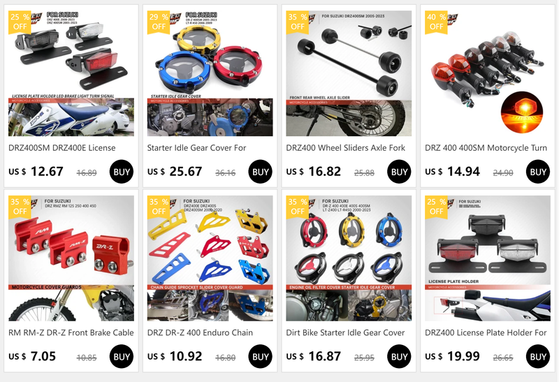 Morsetto tubo freno posteriore per SUZUKI DR-Z250 DRZ400 DR650 RM125 RM250 RM-Z250 RMZ450 es Fi Guida Clip DRZ DR RM RMZ 125 250_voghion.com