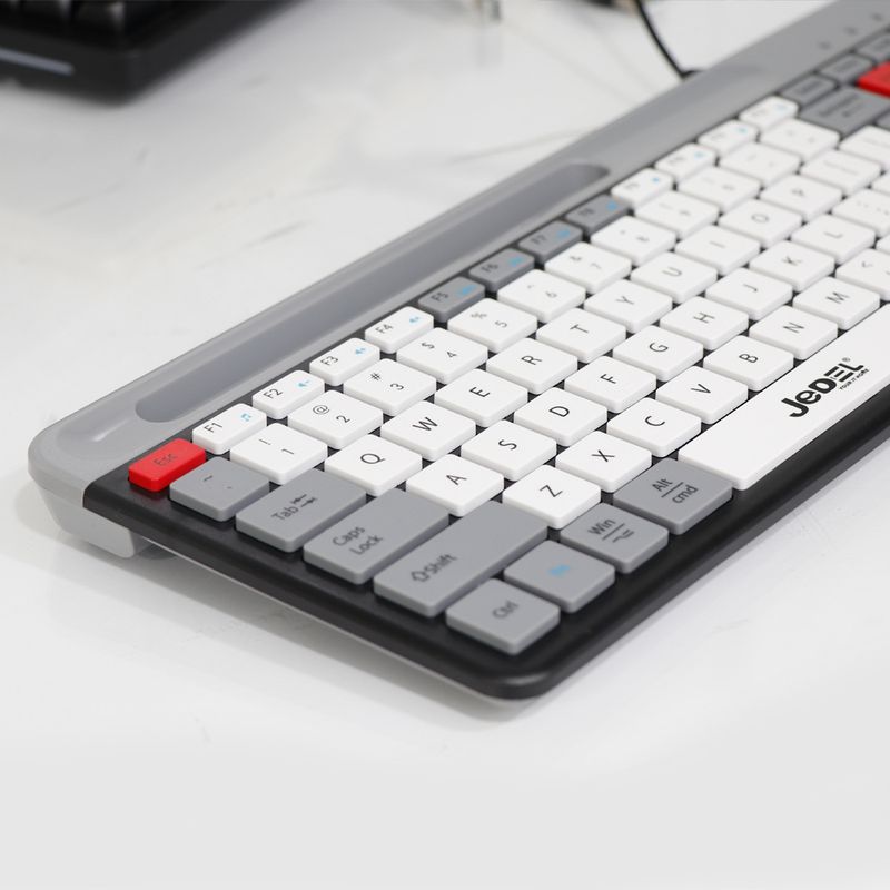 Silent Button Film Office Keyboard Exquisite Ergonomic Design Suitable For Laptop Mac PC_voghion.com