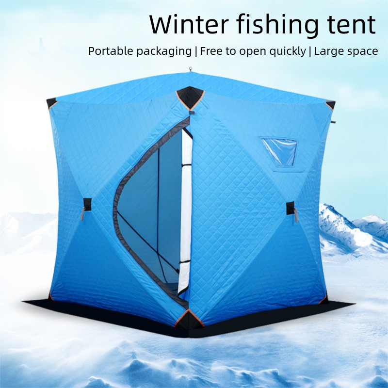 Ice Thickened Outdoor Warm Quick Open Fishing Winter Windproof Quilted Tent_voghion.com