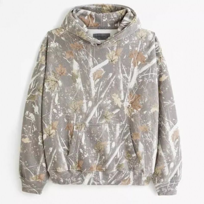 Nuova felpa con cappuccio a maniche lunghe con stampa floreale 3D, alla moda e casual, tinta unita_voghion.com