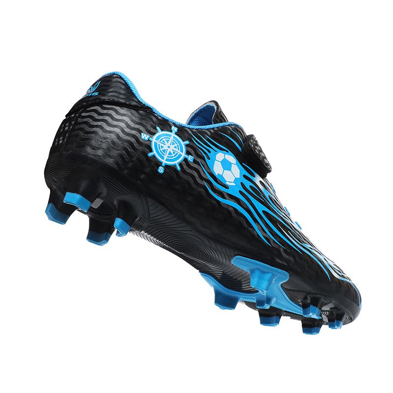 Velcro Children's Long Spike Soccer Shoes Outdoor Primary And Secondary School Students Shredded Spike Training Shoes Youth Sports Shoes_voghion.com