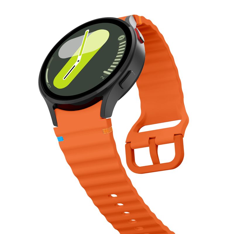 Nieuwe stijl voor Samsung Watch7 Officiële Same Wave Stitching Siliconen Band Galaxy Watch6/5/4_voghion.com