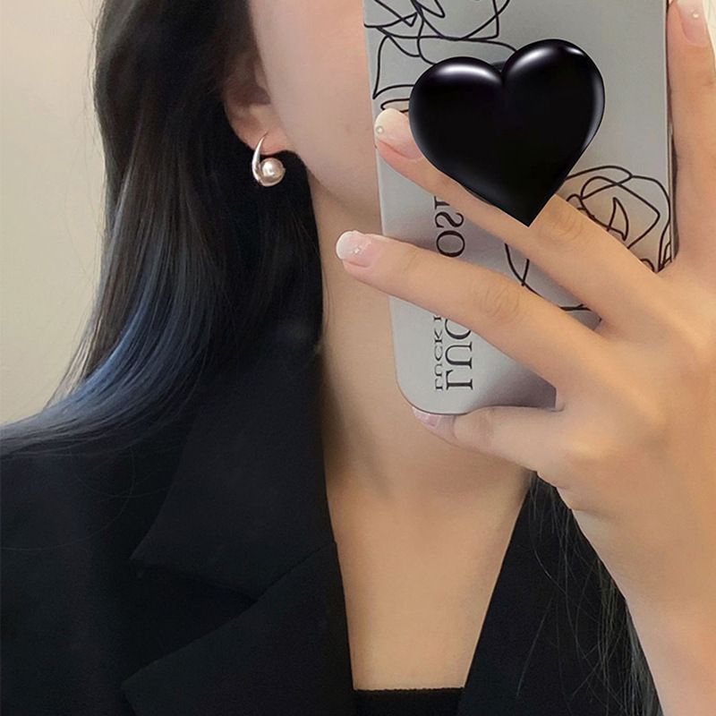 Perlenohrringe im koreanischen Stil mit Haken für Frauen, einfache, modische und hochwertige Ohrringe, Yiwu-Ohrschmuck_voghion.com