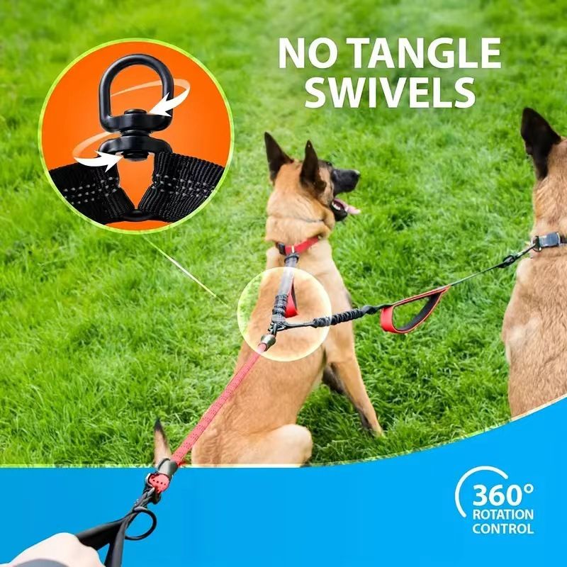 Tasma Ağrısız Halat Büyük Patlamaya Dayanıklı Tek Tasmalı-İki Tasmalı Köpek Çekiş Kemeri_voghion.com