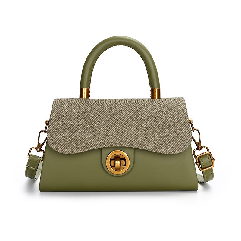High-end Fashion Trend Handbag For Women 2025 New Versatile Color-blocking Shoulder Crossbody Box Bag_voghion.com