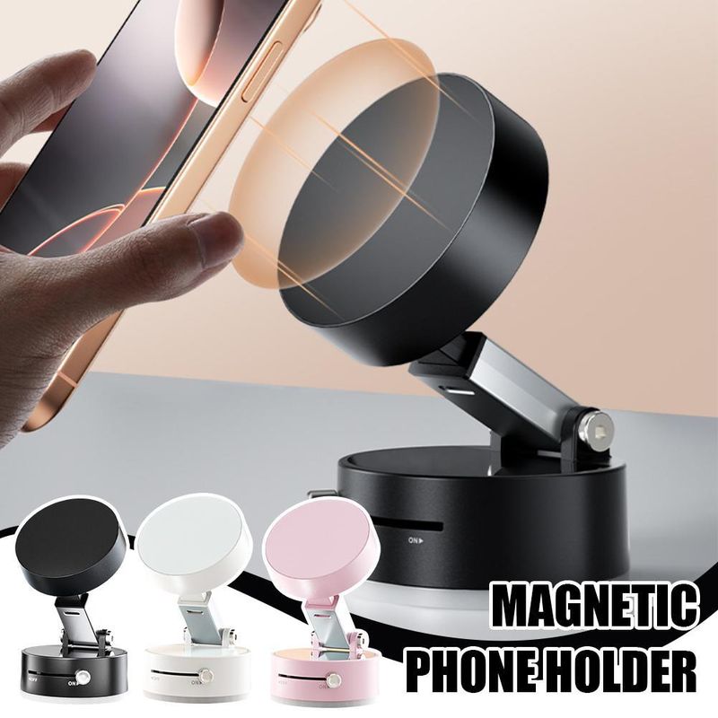 Doppelseitiger magnetischer Lazy Cup, multifunktionaler faltbarer Aufbewahrungshalter, Telefonhalter mit Vakuumsauger_voghion.com