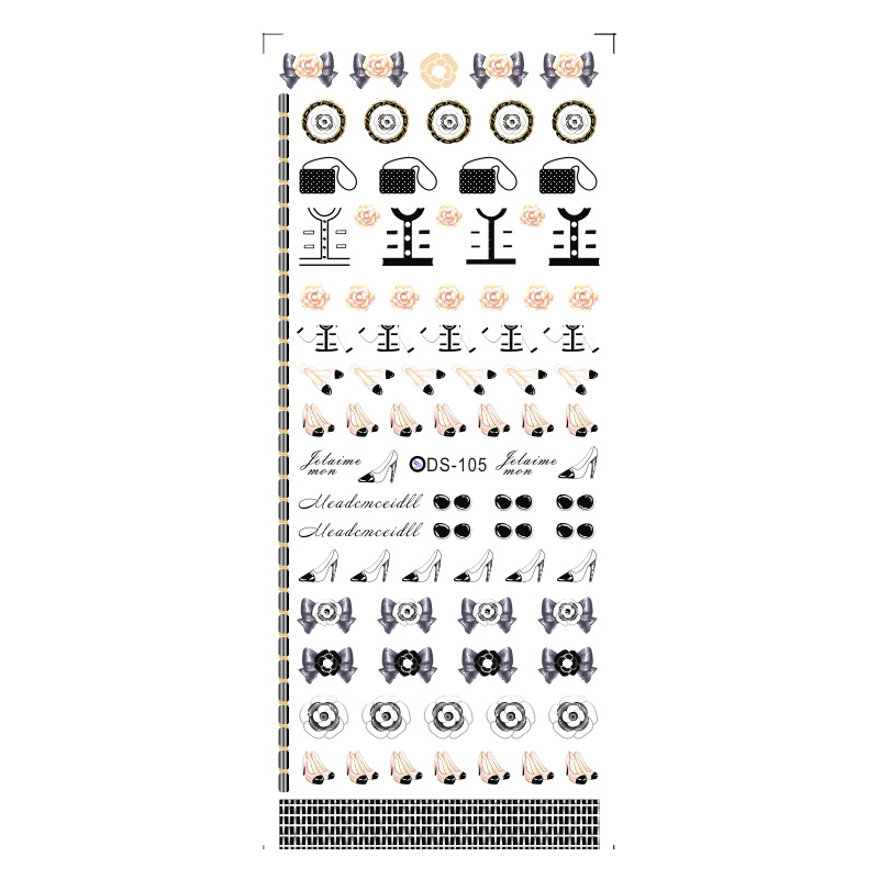 Hunde Katzen Nägel Kunst Maniküre Rückenkleber Aufkleber Dekorationen Design Nagelaufkleber für Nägel Tipps Schönheit Aufkleber Abziehbilder für weibliche Mädchen_voghion.com