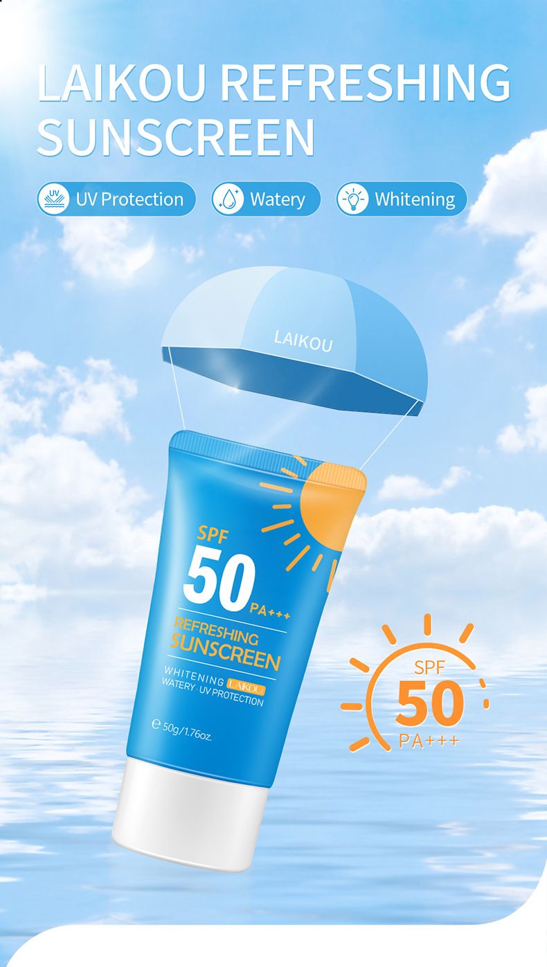 LAIKOU Aurinkovoidepohjustusvoide 50g Virkistävä Kosteuttava Kosmetiikka_voghion.com