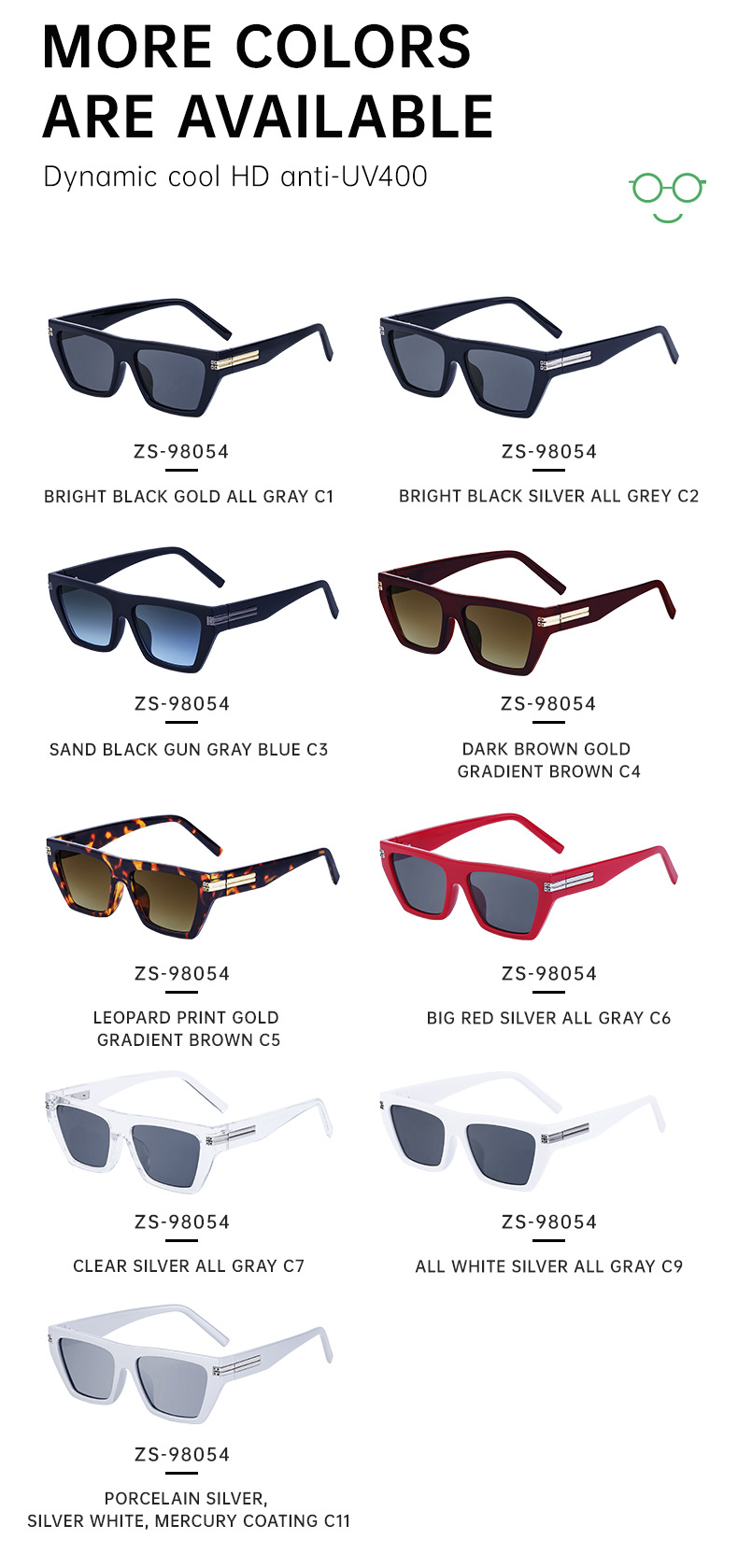 2023 New European and American Square Frame Sunglasses Men's Trendy Outdoor Cycling Small Frame Sunglasses Cross-Border Glasses Wholesale_voghion.com