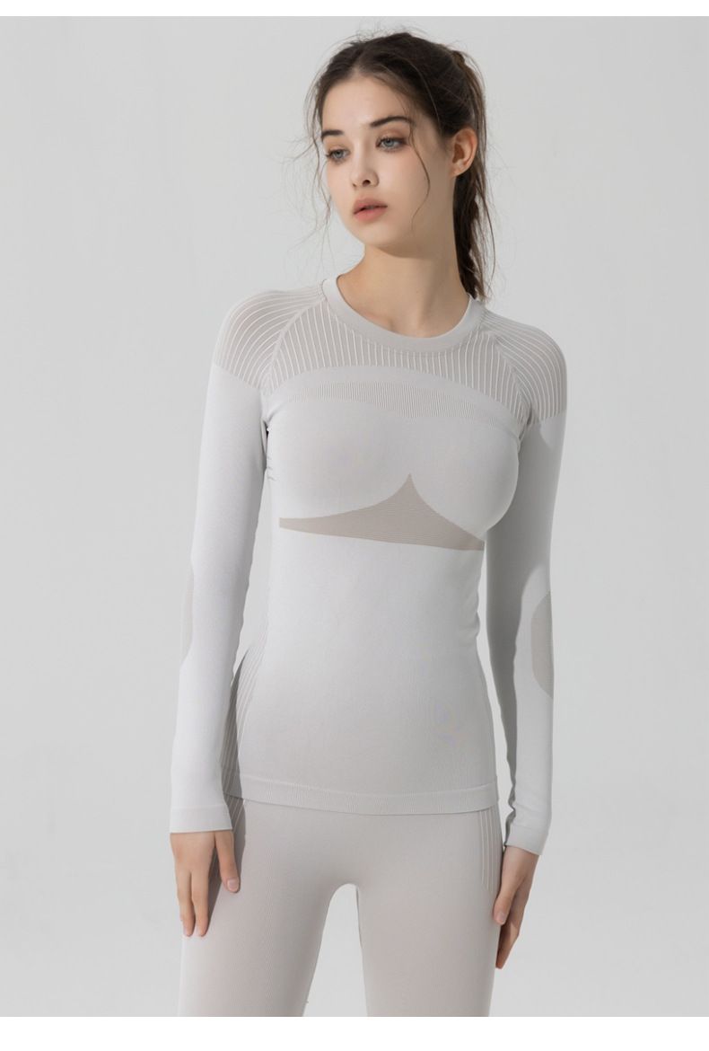 Roupas profissionais de esqui de secagem rápida Heattech função de compressão íntima feminina transpiração esportes ao ar livre_voghion.com