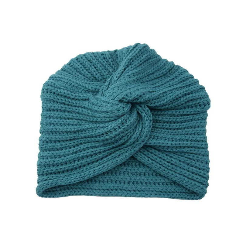 Women's Knitted Turban Hat Bohemia Cashmere Cross Wrap Head Indian Wool Bonnet Turbante Cap_voghion.com