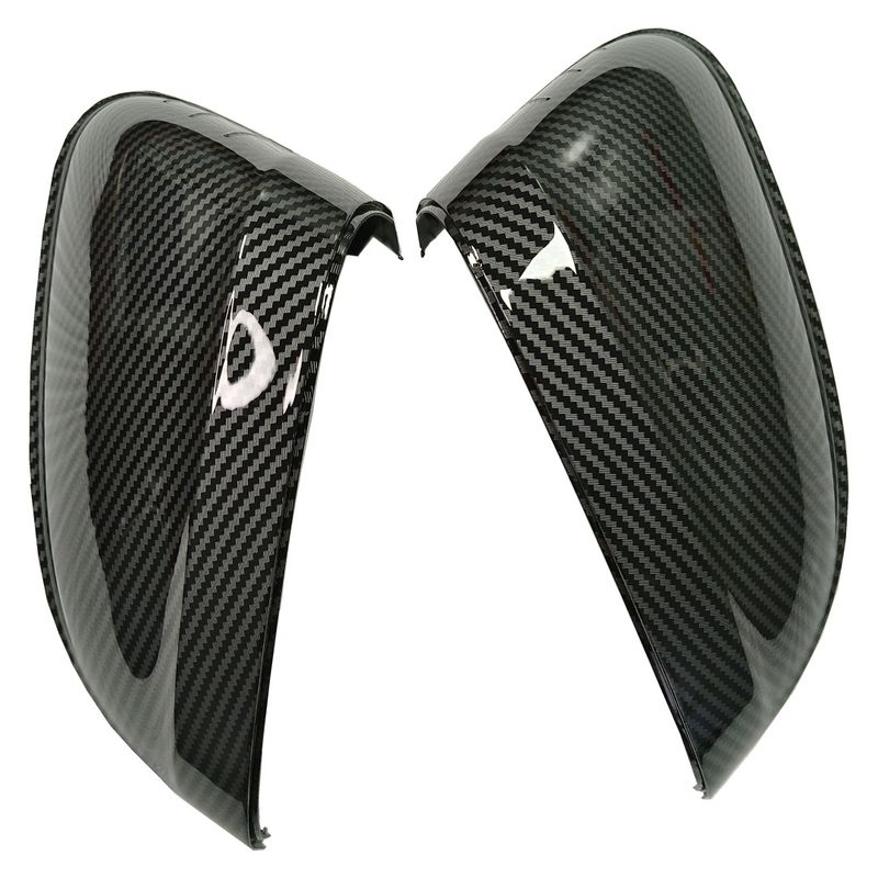 2 piezas Kibowear para tapas de espejos laterales de automóviles A4 A5 B9 (aspecto de carbono) 2017 2018 2019 2020 2021 S4 S5 RS5 allroad Quattro cubiertas de repuesto_voghion.com